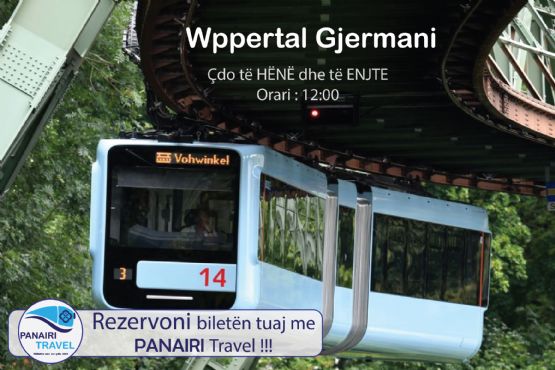 Bileta me linja toksore Tirane Wppertal Tirane me PANAIRI TRAVEL GJERMANI